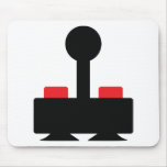 retro computer oldschool joystick geek mouse mat