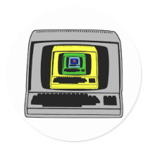 "Retro Computer stickers