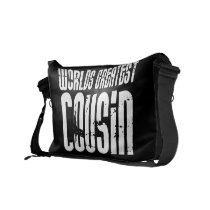 Retro Cool Cousins : World's Greatest Cousin Courier Bags