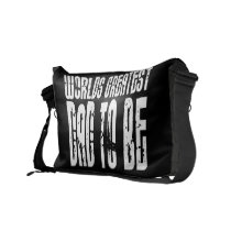 Retro Cool Dads to Be : World's Greatest Dad to be Courier Bags