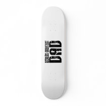Retro Cool Dads : World's Greatest Dad Custom Skate Board