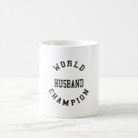 Retro Cool Husbands : World Champion Husband Mug