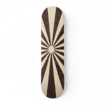 Retro Cool Sun Skate Board Deck