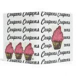 Retro Coupon Binder Cupcake
