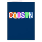 Retro Cousin Greeting Card
