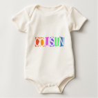 Retro Cousin Infant Organic Onesie / Creeper
