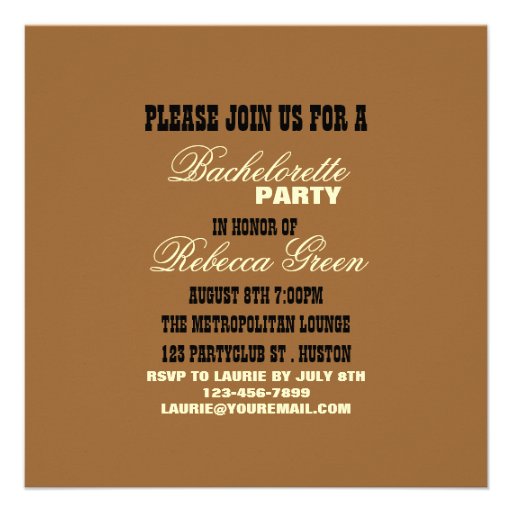 retro cowgirl western country bachelorette party invite