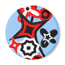 Retro Crazy Magnet