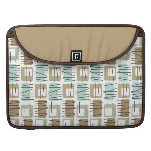 Retro Crosshatch Pattern MacBook Pro Sleeve