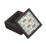 Retro Crosshatch Patterned Jewelry/Trinket Box Premium Gift Box