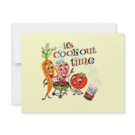 RETRO CUSTOM BBQ COOKOUT INVITATION