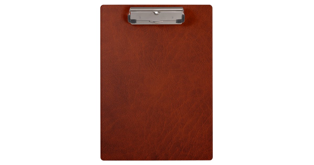 Retro Custom Leather Clipboard Zazzle