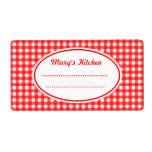 Retro Customized Kitchen Labels