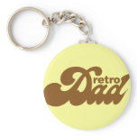 Retro Dad Keychain