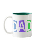 Retro Dad Two-Tone Mug