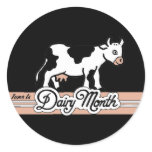 Retro Dairy Month Sticker
