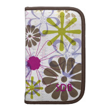 Retro Daisies Rickshaw Folio for Smartphones Folio Planners
