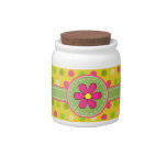 Retro Daisy Candy Jar