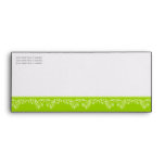 Retro Damask Filigree Elegant Lime Green 2 Envelopes