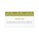 Retro Damask Filigree Elegant Olive Green 2