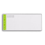 Retro Damask Filigree Side Elegant Lime Green Envelope