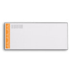 Retro Damask Filigree Side Elegant Orange