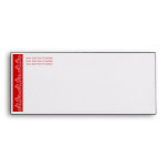 Retro Damask Filigree Side Elegant Red