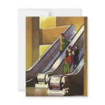 Retro Deco Invitations Department Store Escalators