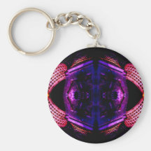 Retro Deco Urban Futurism CricketDiane Key Chains
