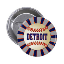 RETRO DETROIT BASEBALL PINS