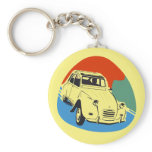 Retro Deux Chevaux the tin snail Keychain