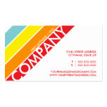 retro diagonal business card templates