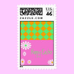 Retro diamond Happy Easter stamps