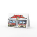 retro diner design cards