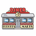 retro diner design photo sculptures