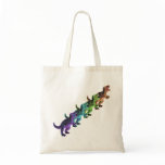 Retro Dinosaurs pop art tote bag