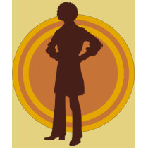 Retro Disco 70's silohuette t-shirt by Retroversity Retro Disco 70's silohuette t-shirt