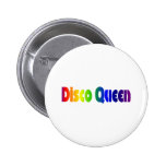 Retro Disco Queen 80s Button