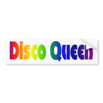 Retro Disco Queen Bumper Stickers