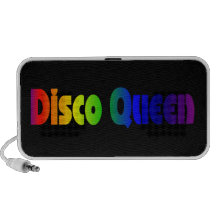 Retro Disco Queen Doodle iPhone Speaker