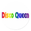 Retro Disco Queen stickers