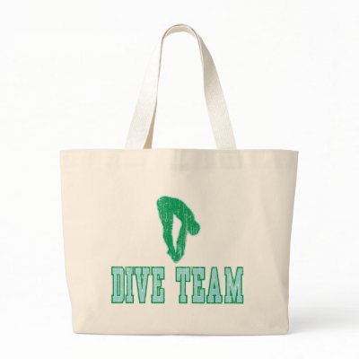 Retro Dive Team Tote Bag by aesthete