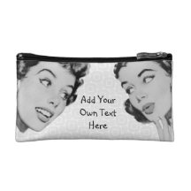 Retro Do Tell Cosmetic Bags