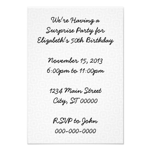 Retro Do Tell Surprise Birthday Party V2 Announcement