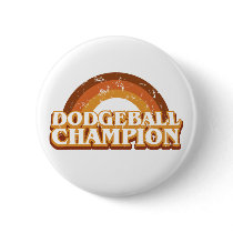 Retro Dodgeball Champion Button buttons