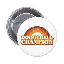 Retro Dodgeball Champion Button buttons