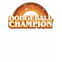 Retro Dodgeball Champion Kids Ringer T-Shirt