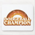 Retro Dodgeball Champion Mousepad by teachertees Retro Dodgeball Champion Mousepad