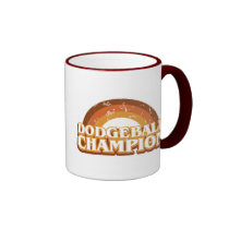 Retro Dodgeball Champion Mug mugs