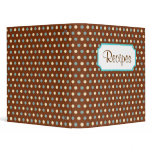 Retro Dot Recipe Binder